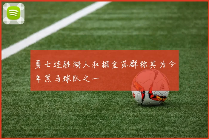 勇士连胜湖人和掘金苏群称其为今年黑马球队之一