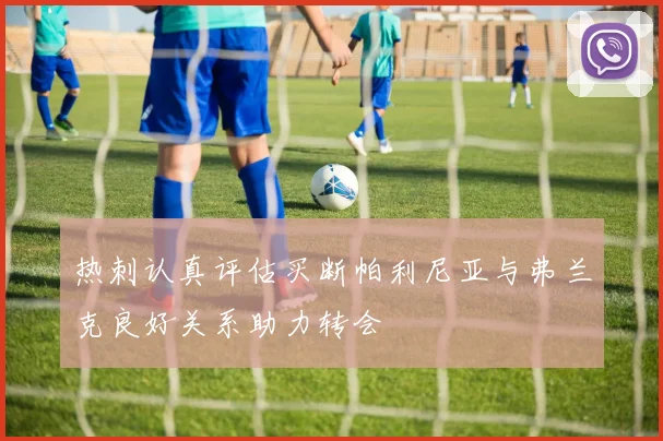 热刺认真评估买断帕利尼亚与弗兰克良好关系助力转会